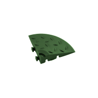 Угловой элемент обрамления "АП" зеленый 50*50 мм