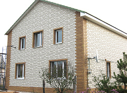 Альта-Профиль Камень Белый с выделенными углами фото