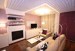 Потолки Грильято для отделки в квартире фото