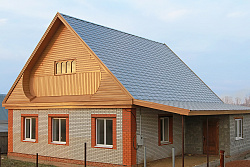 Металлочерепица Капелла на доме фото