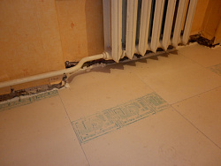 Сухая стяжка (элементы пола ГСП) выступ у окна фото