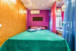 Яркая спальня фото