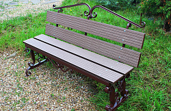 Лавка из террасной доски MultiDeck фото