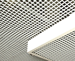 Ячеистый подвесной потолок Грильято фото