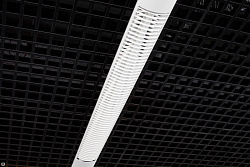 Подвесные потолки Грильято черные фото