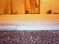 Сухая стяжка (элементы пола ГСП) крупно фото