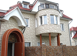 Камень Белый фасад фото