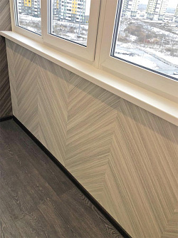 Панель ПВХ Шпон орех светлый Панель ПВХ Шпон орех светлый фото