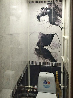 Панель ПВХ ПанДА Париж девушка фото