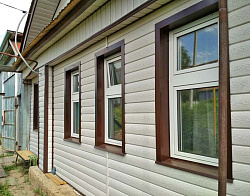 Сайдинг под дерево Ю-Пласт Timberblock ясень беленый фото