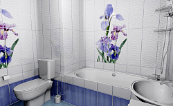 Панель ПВХ Ирис фото