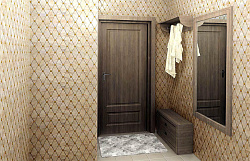 Панели ПВХ Кронапласт Топаз коричневый фото