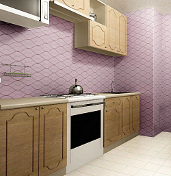 Панели ПВХ КронаПласт Ладья фиолетовая фото