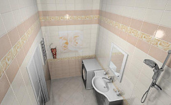 Панель ПВХ Вальс Бежевый фото