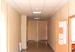 Панели Vekoroom для ремонта стен коридора офиса фото