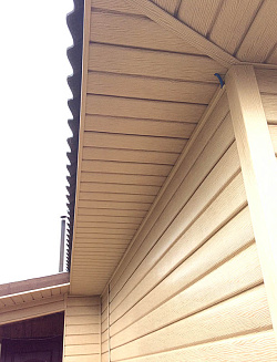 Виниловый сайдинг и софиты Timberblock Дуб золотистый фото