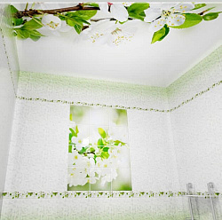 Панель ПВХ Вишня потолочная фото