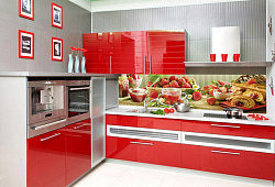 Интерьерная панель Клубника фото