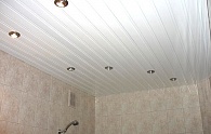 Реечные потолки Cesal ванная комната