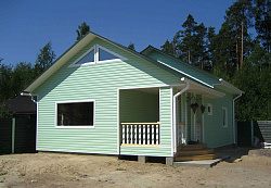 Сайдинг салатовый отделка фасада фото