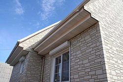 Альта-Профиль Камень белый отделка фасада фото