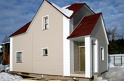 Сайдинг бежевый, Сайдинг белый фото