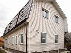 Сайдинг бежевый Гранд Лайн фото