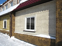 Фасадная плитка оникс на доме