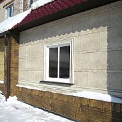 Фасадная плитка оникс на доме фото