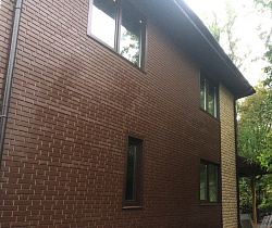 Фагот Талдомский и Кирпич клинкерный фасад фото