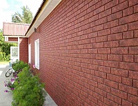 Фасадные панели Стоун Хаус красная кирпичная кладка