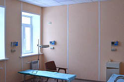 Панели Vekoroom на стене в палате фото