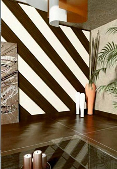 Панели МДФ Мастер и К Дуб Серебристый и Орех Классический фото