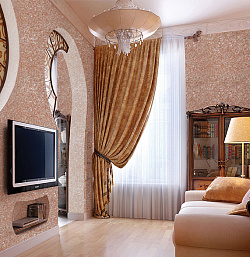 Шелковая штукатурка бежевая фото