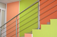 Панели Vekoroom стена лестницы разные цвета