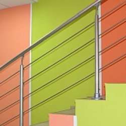 Панели Vekoroom стена лестницы разные цвета фото
