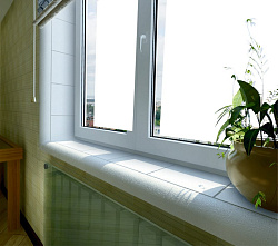 Наличник и откос белый фото