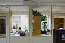 Панели Vekoroom и стеклянная перегородка фото