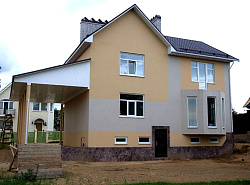 Мозаичная штукатурка MIXAN для внешней отделки фото