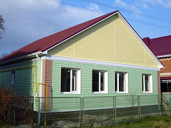 Сайдинг салатовый, Сайдинг желтый фото