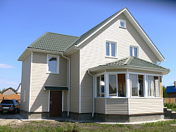 Сайдинг бежевый фото