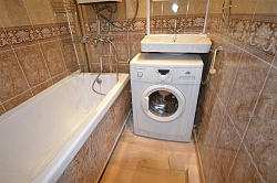 Панель ПВХ Лев коричневый фото