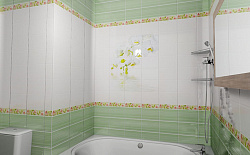 Панель ПВХ Орхидея зеленая фото