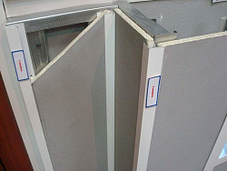 Алюминиевые L-  и F- профили для перегородок c остеклением фото