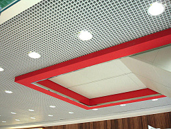 Подвесные потолки Грильято фото
