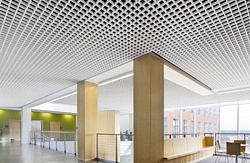 Ячеистый подвесной потолок фото