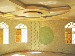 Зеленые жидкие обои фото