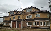 Фасадные панели Стоун-Хаус под Кирпич песочный, бежевый и коричневый