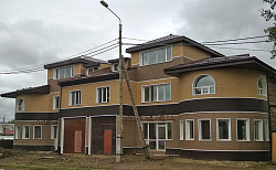 Фасадные панели Стоун-Хаус под Кирпич песочный, бежевый и коричневый Фасадные панели Стоун-Хаус под Кирпич песочный, бежевый и коричневый фото