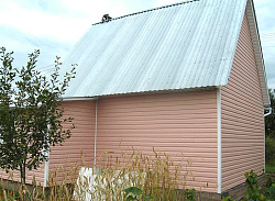 Сайдинг персиковый отделка дома фото